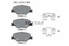 Textar Brake Pads Full Set Of 4 Front With Accessories 2283801 thumbnail