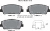 Textar Brake Pads Full Set Of 4 Front With Accessories 2284101 thumbnail