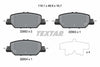 Textar Brake Pads Set Brake Pads Full Set Of 4 Rear 2285201 thumbnail