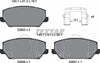 Textar Brake Pads Full Set Of 4 Front With Accessories 2285501 thumbnail