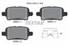 Textar Brake Pads Set Brake Pads Full Set Of 4 Rear 2292301 thumbnail