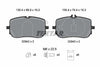 Textar Brake Pads Full Set Of 4 Front With Brake Caliper Screws With Accessories 2294201 thumbnail