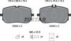 Textar Brake Pads Full Set Of 4 Front With Brake Caliper Screws With Accessories 2294201 thumbnail