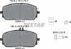 Textar Brake Pads Full Set Of 4 Front With Brake Caliper Screws With Accessories 2294401 thumbnail