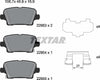 Textar Brake Pads Full Set Of 4 Rear With Accessories 2295301 thumbnail