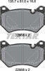 Textar Brake Pads Full Set Of 4 Front 2295801 thumbnail