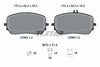 Textar Brake Pads Full Set Of 4 Front With Brake Caliper Screws With Accessories 2296201 thumbnail