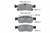 Textar Brake Pads Full Set Of 4 Front 2297701 thumbnail