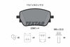 Textar Brake Pads Full Set Of 4 Rear With Bolts Screws With Accessories 2298701 thumbnail