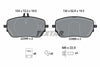 Textar Brake Pads Full Set Of 4 Front With Brake Caliper Screws With Accessories 2298801 thumbnail