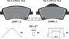 Textar Brake Pads Full Set Of 4 Front With Brake Caliper Screws With Accessories 2299701 thumbnail