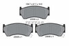 Textar Brake Pads Full Set Of 4 Front 2300401 thumbnail