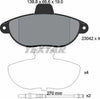Textar Brake Pads Full Set Of 4 Front 2304201 thumbnail