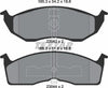 Textar Brake Pads Full Set Of 4 Front 2304301 thumbnail