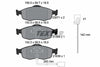 Textar Brake Pads Full Set Of 4 Front With Accessories 2307104 thumbnail