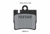 Textar Brake Pads Set Brake Pads Full Set Of 4 Rear 2307801 thumbnail