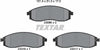 Textar Brake Pads Full Set Of 4 Front 2308601 thumbnail