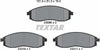 Textar Brake Pads Full Set Of 4 Front 2308602 thumbnail