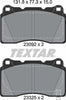 Textar Brake Pads Full Set Of 4 Front 2309204 thumbnail