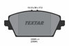 Textar Brake Pads Full Set Of 4 Front 2309501 thumbnail