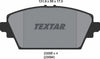 Textar Brake Pads Full Set Of 4 Front 2309501 thumbnail