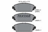 Textar Brake Pads Full Set Of 4 Front 2309601 thumbnail