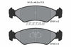 Textar Brake Pads Full Set Of 4 Front 2310101 thumbnail