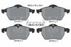 Textar Brake Pads Full Set Of 4 Front 2311701 thumbnail