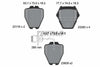 Textar Brake Pads Full Set Of 4 Front 2311901 thumbnail