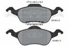 Textar Brake Pads Full Set Of 4 Front 2315402 thumbnail