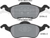 Textar Brake Pads Full Set Of 4 Front 2315402 thumbnail