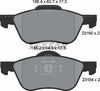 Textar Brake Pads Full Set Of 4 Front 2316001 thumbnail