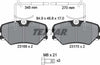Textar Brake Pads Full Set Of 4 Front With Brake Caliper Screws 2316901 thumbnail