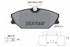 Textar Brake Pads Full Set Of 4 Front With Brake Caliper Screws With Accessories 2317203 thumbnail