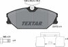 Textar Brake Pads Full Set Of 4 Front With Brake Caliper Screws With Accessories 2317203 thumbnail