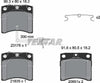 Textar Brake Pads Full Set Of 4 Front With Accessories 2317602 thumbnail