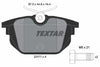 Textar Brake Pads Full Set Of 4 Rear With Brake Caliper Screws 2317703 thumbnail