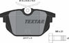 Textar Brake Pads Full Set Of 4 Rear With Brake Caliper Screws 2317703 thumbnail