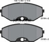 Textar Brake Pads Full Set Of 4 Front 2318401 thumbnail