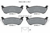 Textar Brake Pads Full Set Of 4 Rear With Accessories 2318902 thumbnail