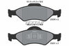Textar Brake Pads Full Set Of 4 Front 2320001 thumbnail