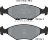 Textar Brake Pads Full Set Of 4 Front 2321901 thumbnail