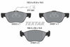 Textar Brake Pads Full Set Of 4 Front 2322201 thumbnail