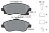 Textar Brake Pads Full Set Of 4 Front 2322501 thumbnail