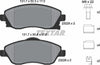 Textar Brake Pads Full Set Of 4 Front 2322501 thumbnail