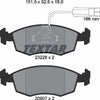 Textar Brake Pads Full Set Of 4 Front 2322702 thumbnail