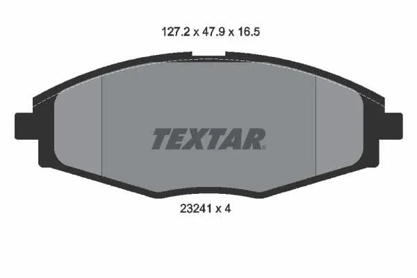 Textar Brake Pads Full Set Of 4 Front 2324102 - image 4
