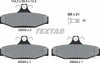Textar Brake Pads Full Set Of 4 Rear With Brake Caliper Screws 2324201 thumbnail
