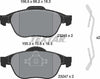 Textar Brake Pads Full Set Of 4 Front With Accessories 2324502 thumbnail