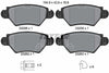 Textar Brake Pads Full Set Of 4 Rear With Brake Caliper Screws With Accessories 2325803 thumbnail